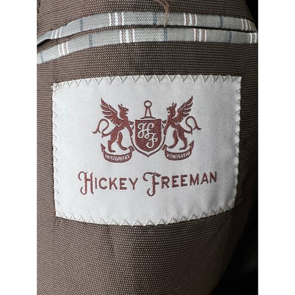Huckberry Vintage 42R Hickey Freeman Blazer LINDSEY Velvet 2 Button Jacket Brown - Picture 4 of 8
